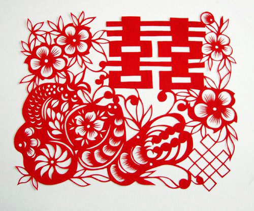 灯笼春字剪纸步骤图解_图解大全 灯笼春字剪纸步骤图解